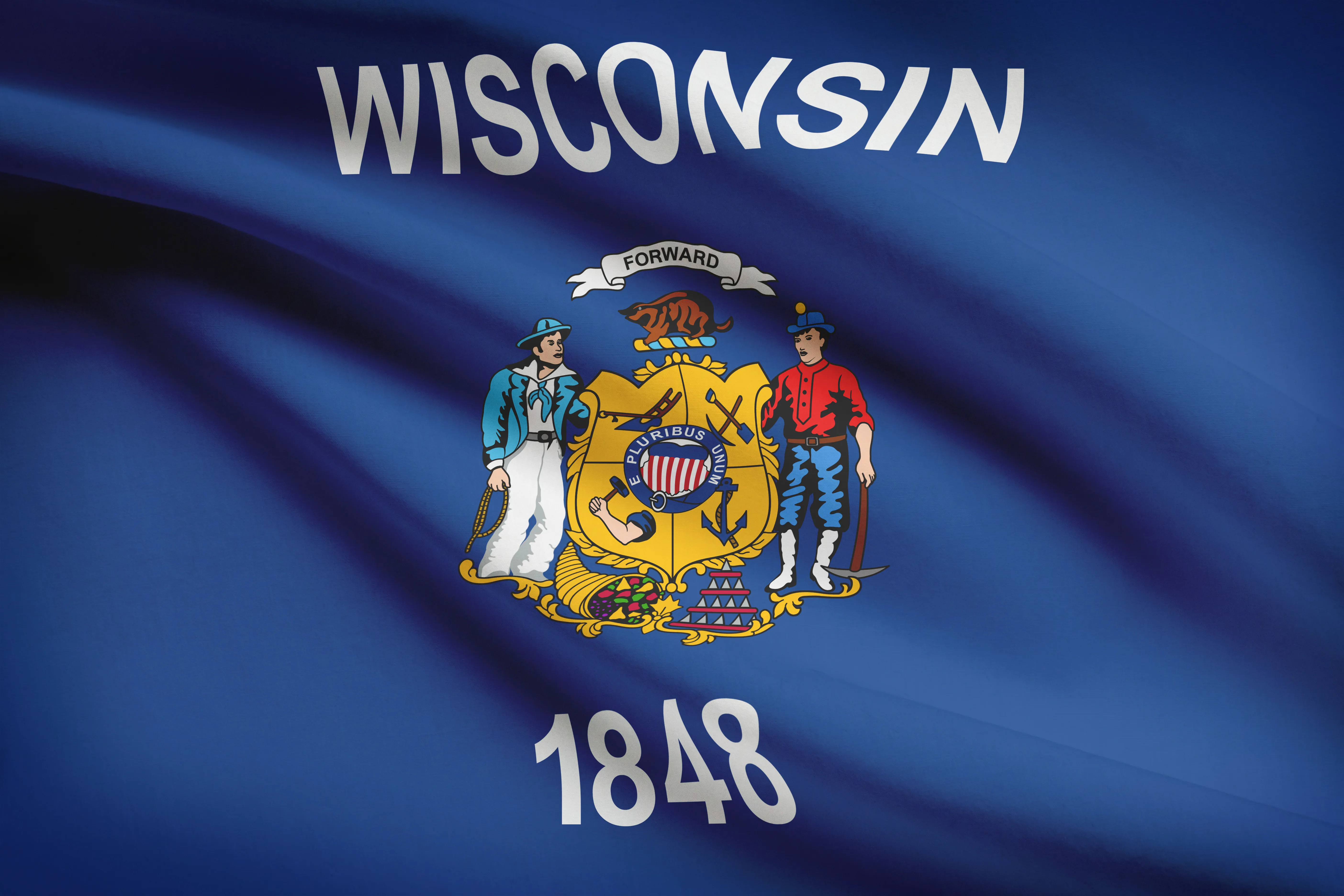 Wisconsin state flag